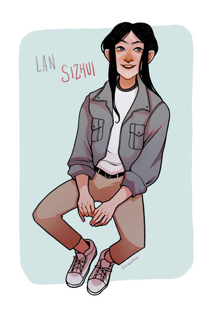 MDZS: modern!Lan Sizhui