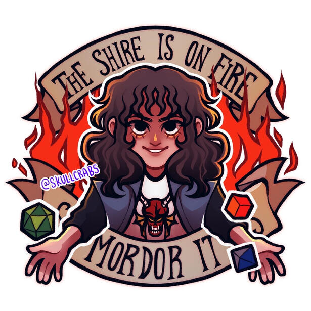 Eddie Munson Sticker Design